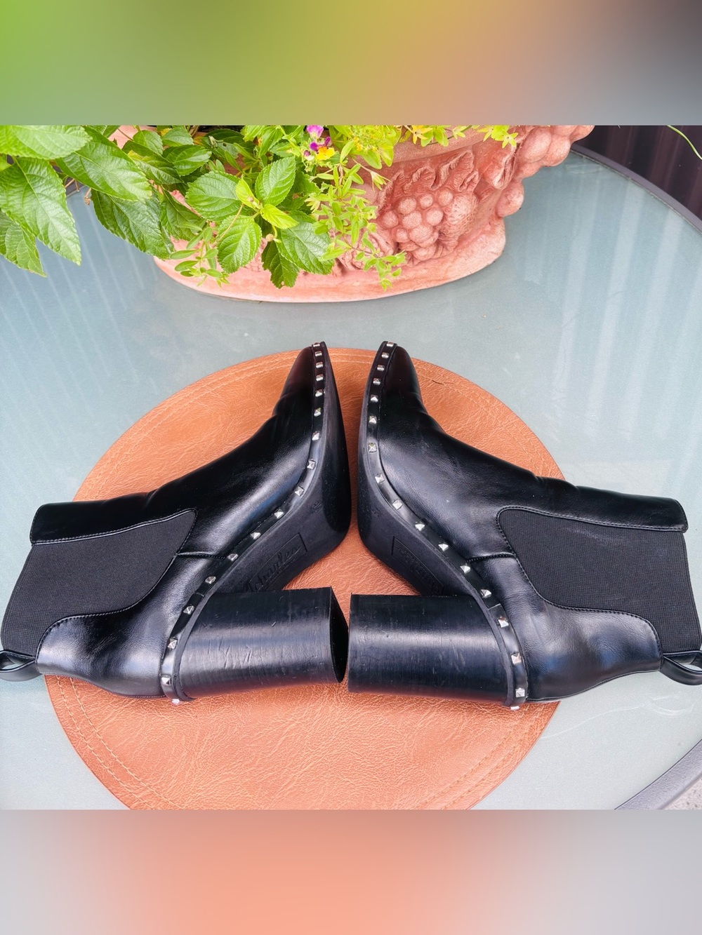 Charles by Charles David Vegan Studded Boots
